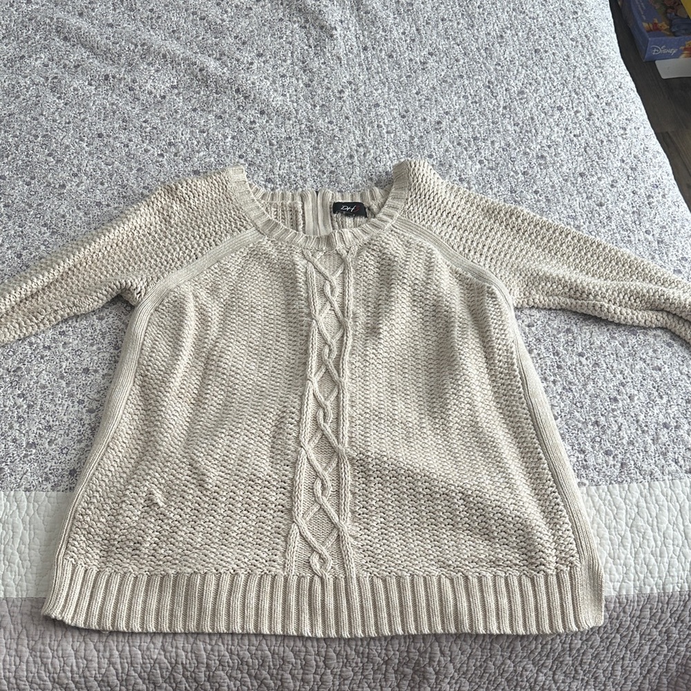 Beige Knit Sweater